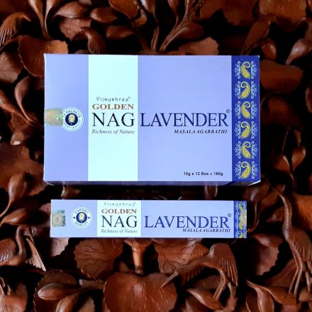 Golden Nag Lavander-Levendula Füstölő