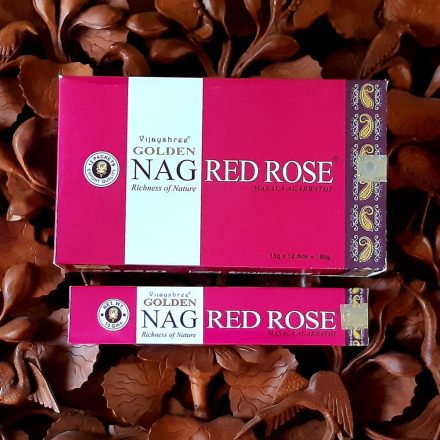 Golden Nag Red Rose-Vörös Rózsa Füstölő