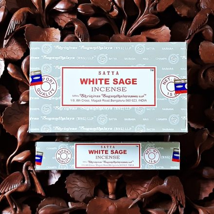 Satya White Sage-Fehér Zsálya Füstölő