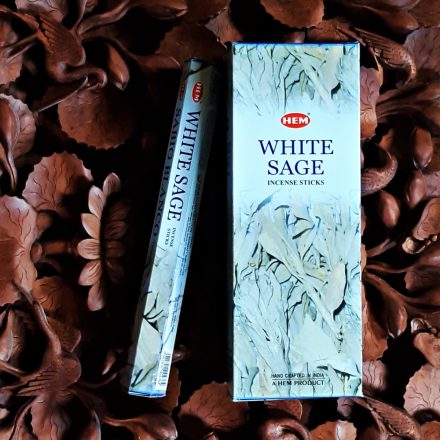 HEM White Sage-Fehér Zsálya Füstölő