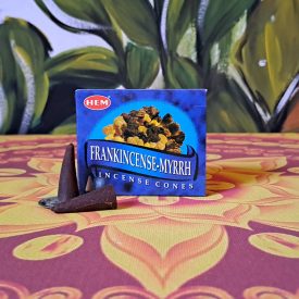 Hem Frankincense & Myrrh Tömjén és Mirha  Kúp Füstölő