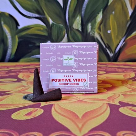 Satya Positive Vibes-Pozitív Rezgések Masala Kúpfüstölő