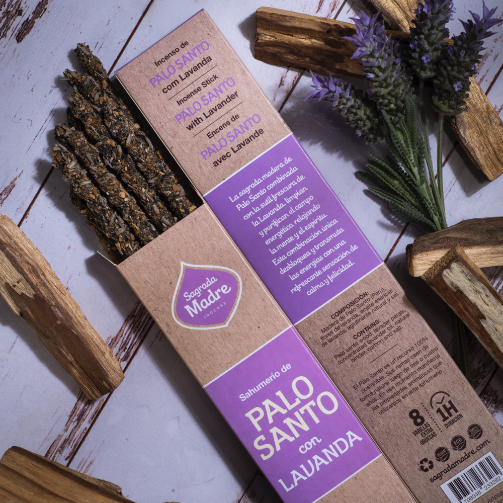 Sagrada Madre Palo Santo with Lavender Levendula Füstölő